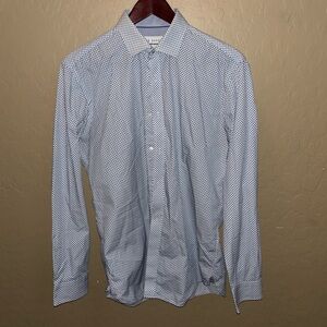 Ted Baker Mens 15.5 Long Sleeve Dress Shirt